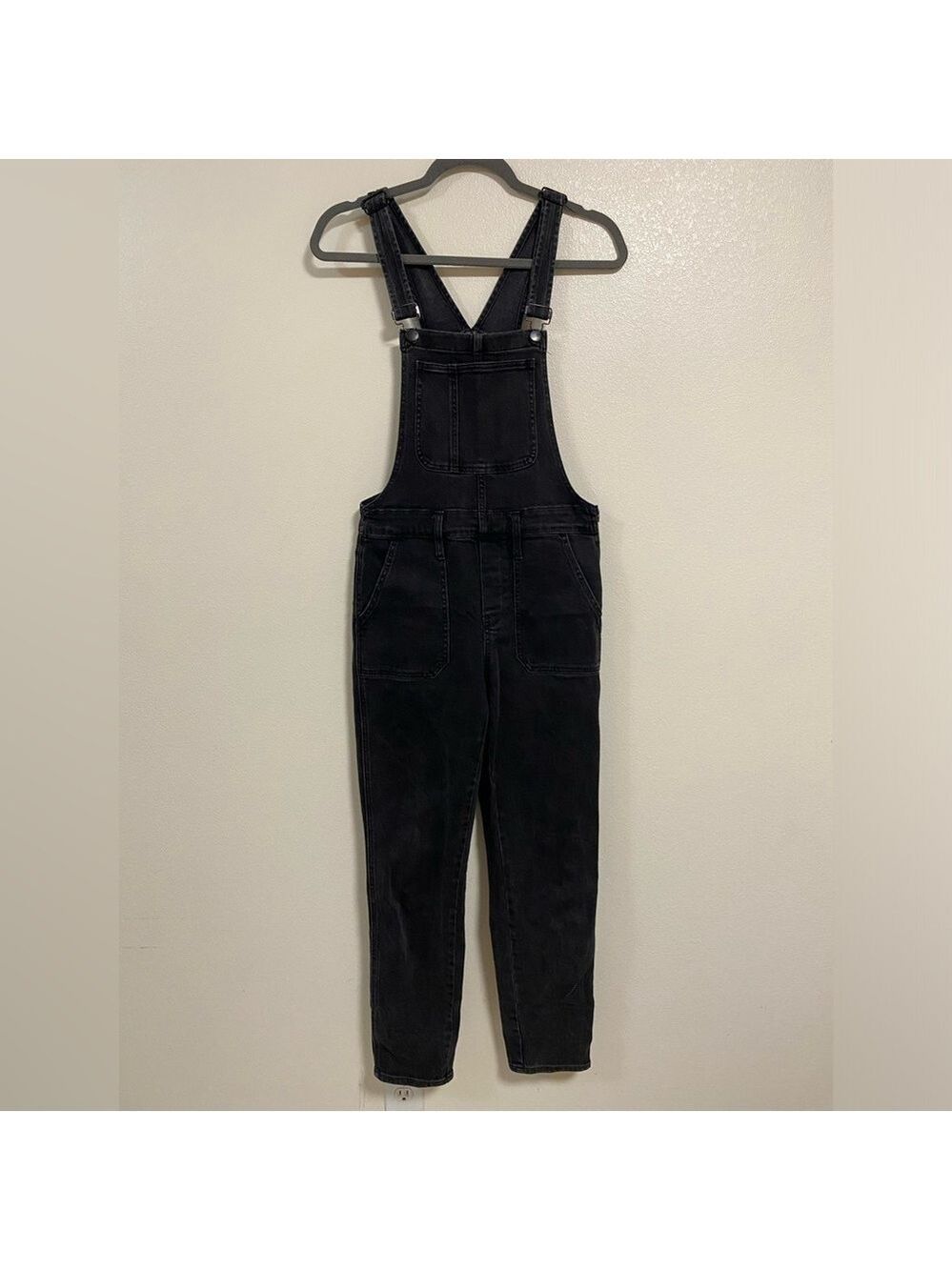 Madewell Skinny Overalls in Lunar Wash high rise  Size Small